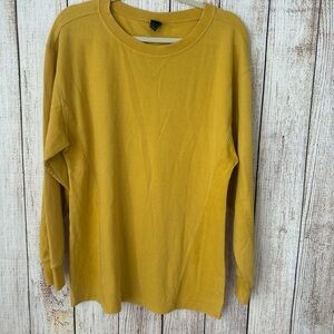Wild Fable Men's Mustard Crewneck Sweater
